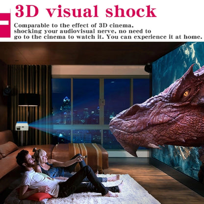 Home Theater YG300 Mini Projector Support 1080P Decoding Built-in Audio LED Projector for Smartphone Notebook 3D Glasses As Gift